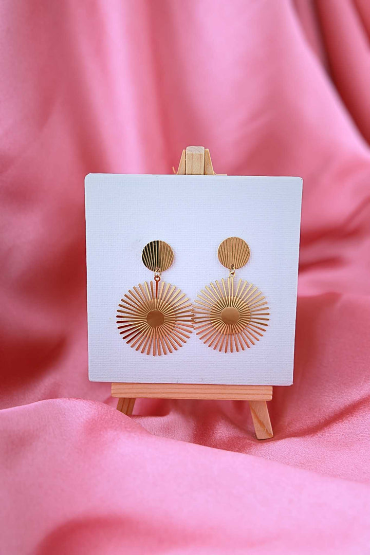 Solar Flair Statement Earrings