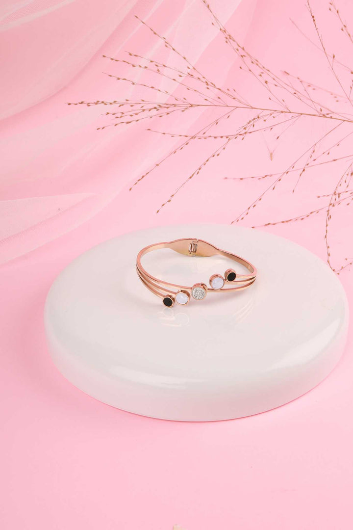 Celeste Dual-Tone Crystal Kada