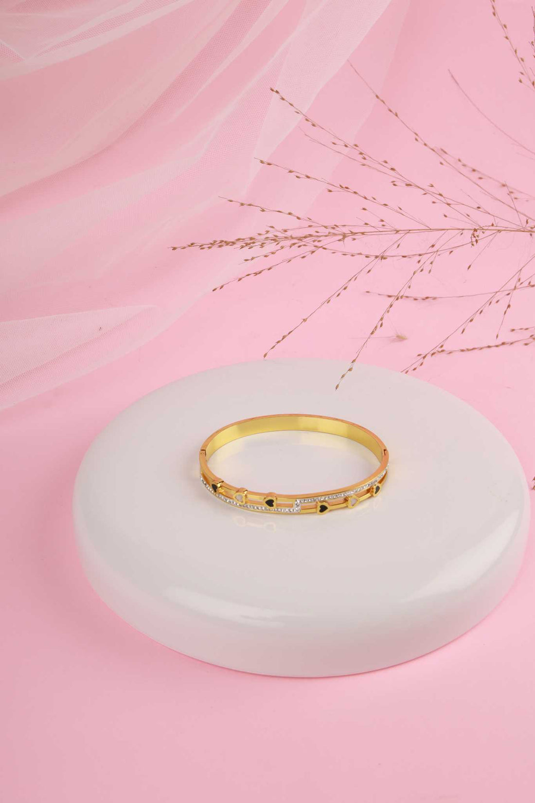 Eternal Hearts Diamond Kada