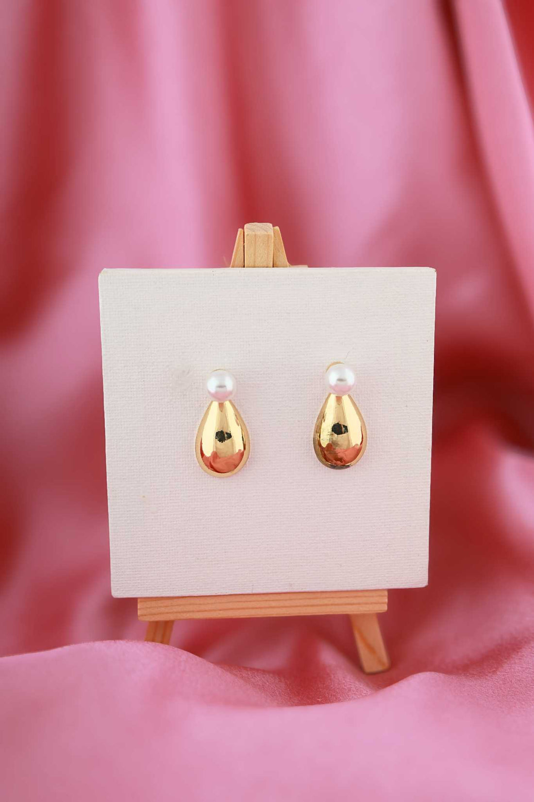 Solara Sculptural Earrings – Gold Plated