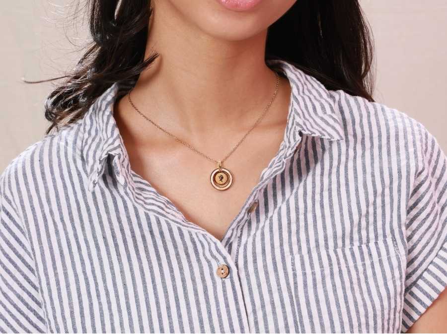 Taassya Classic Coin Charm Necklace