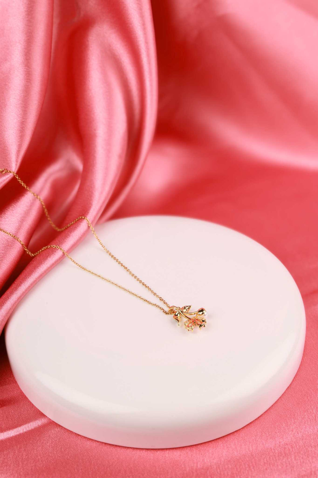 Luxe Floral Charm Necklace