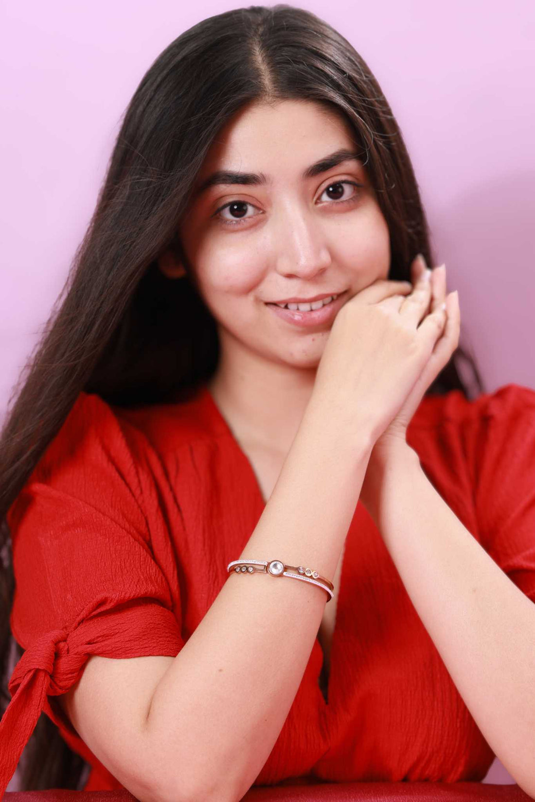 Luminous Solitaire Accent Kada