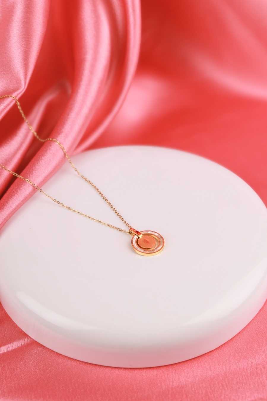 Taassya Classic Coin Charm Necklace