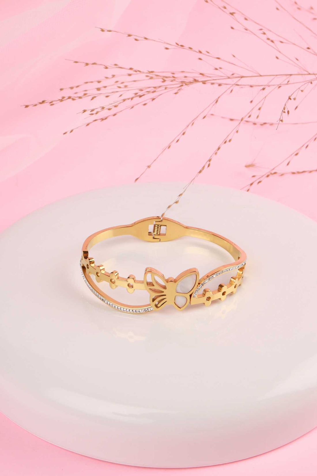 Butterfly Charm Gold Kada