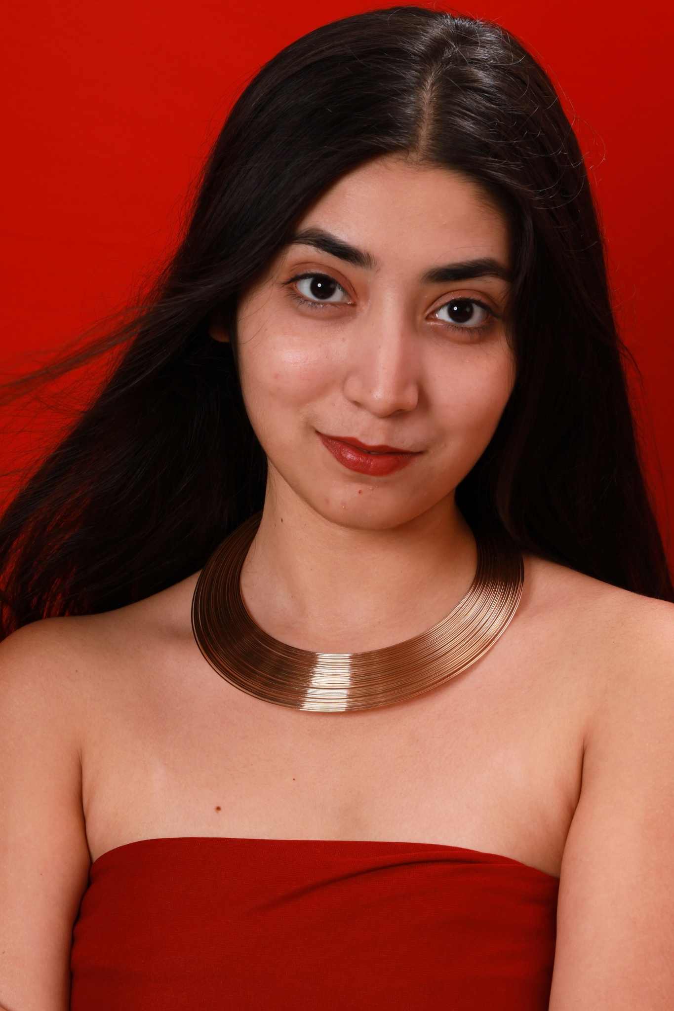 Golden Horizon Collar Necklace