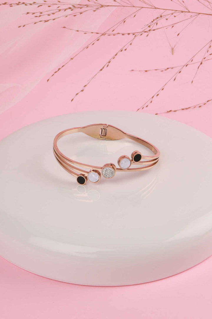 Celeste Dual-Tone Crystal Kada