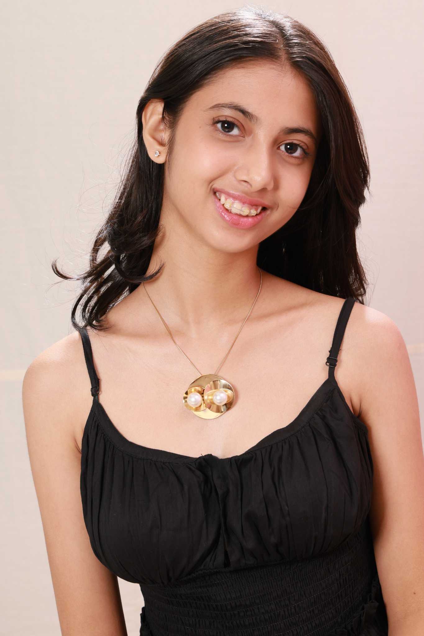 Luna Twin Pearl Statement Necklace