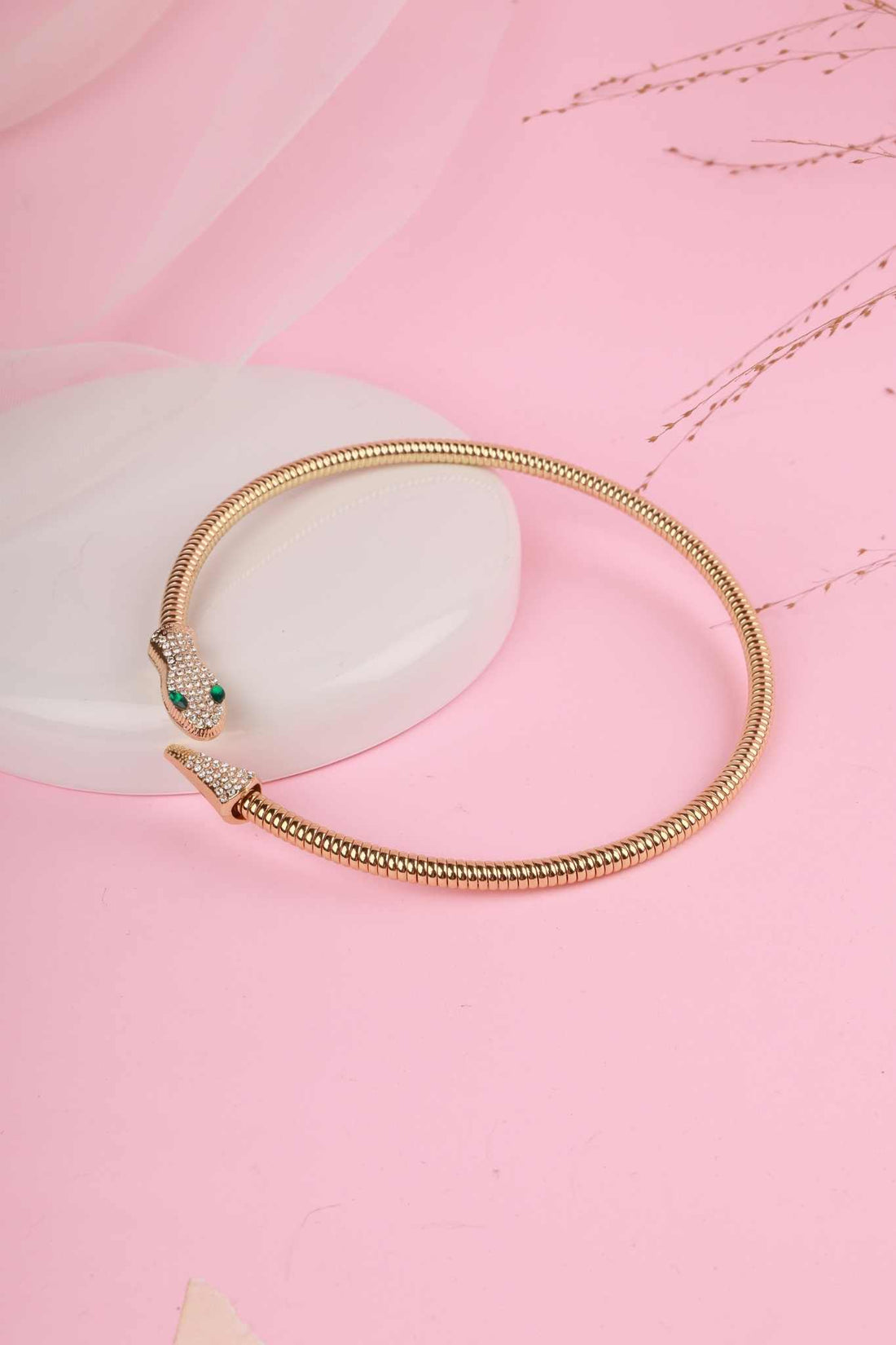 Radiant Snake-Inspired Necklace