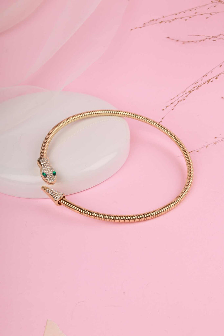 Radiant Snake-Inspired Necklace