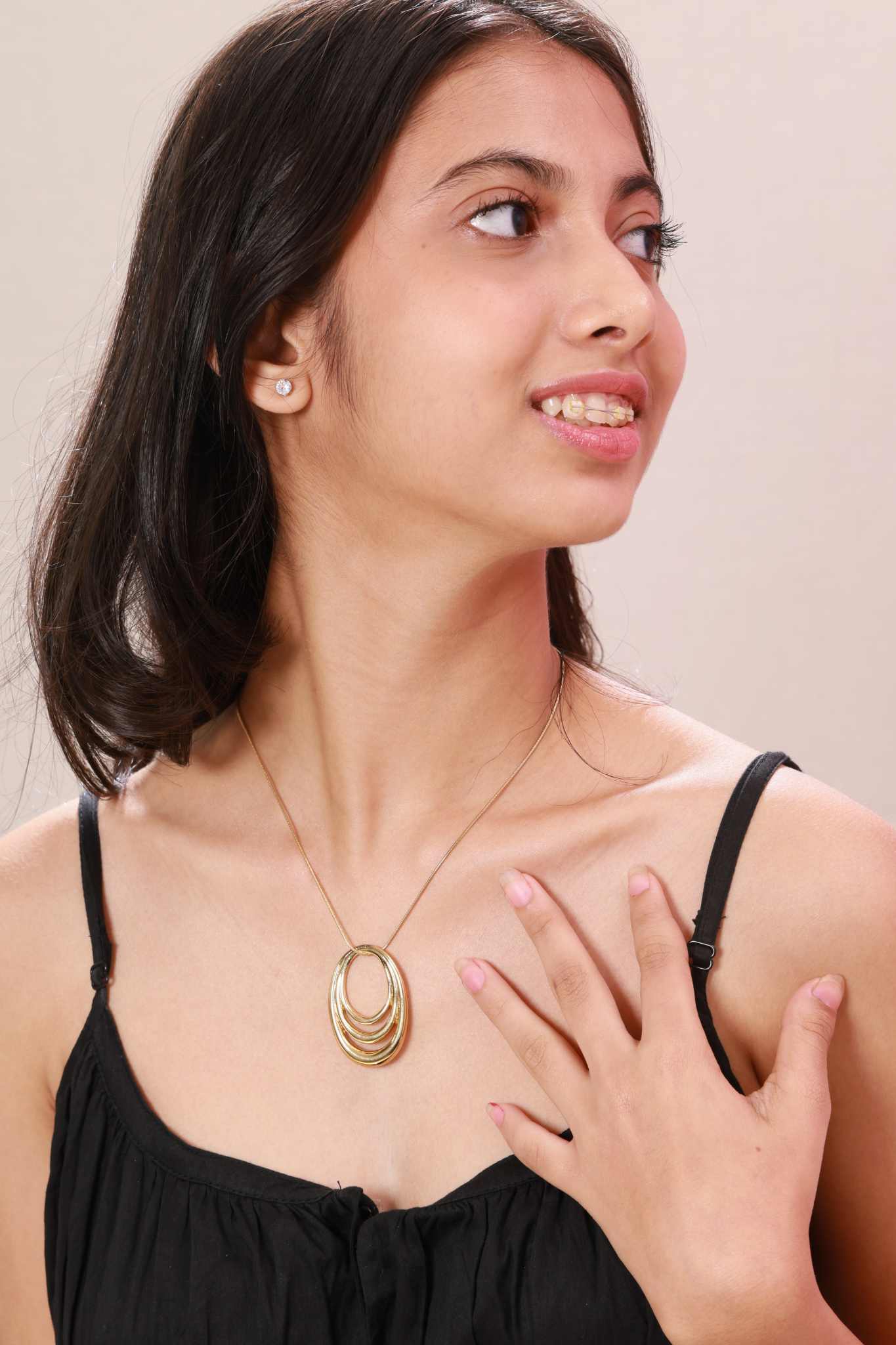 Triple Oval Elegance Necklace