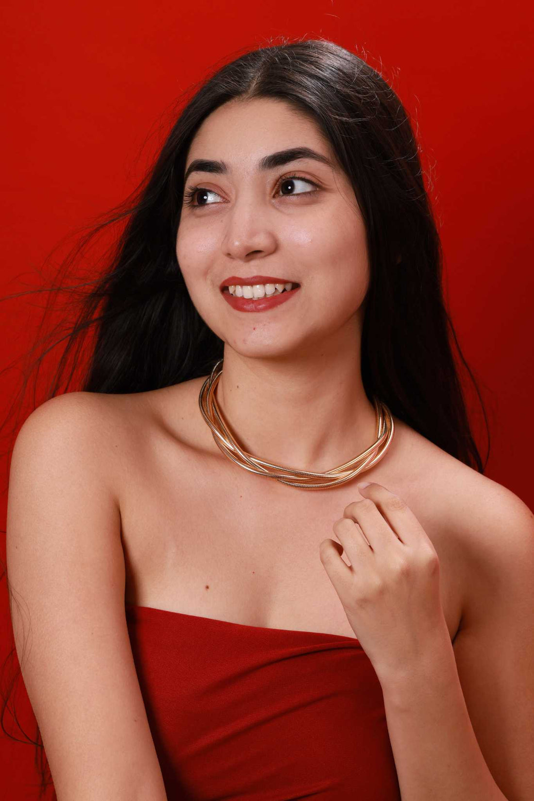 Twilight Elegance Twisted Choker Necklace