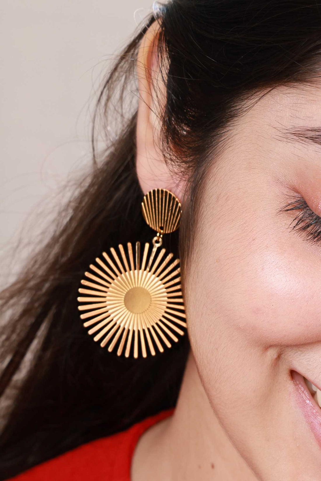 Solar Flair Statement Earrings
