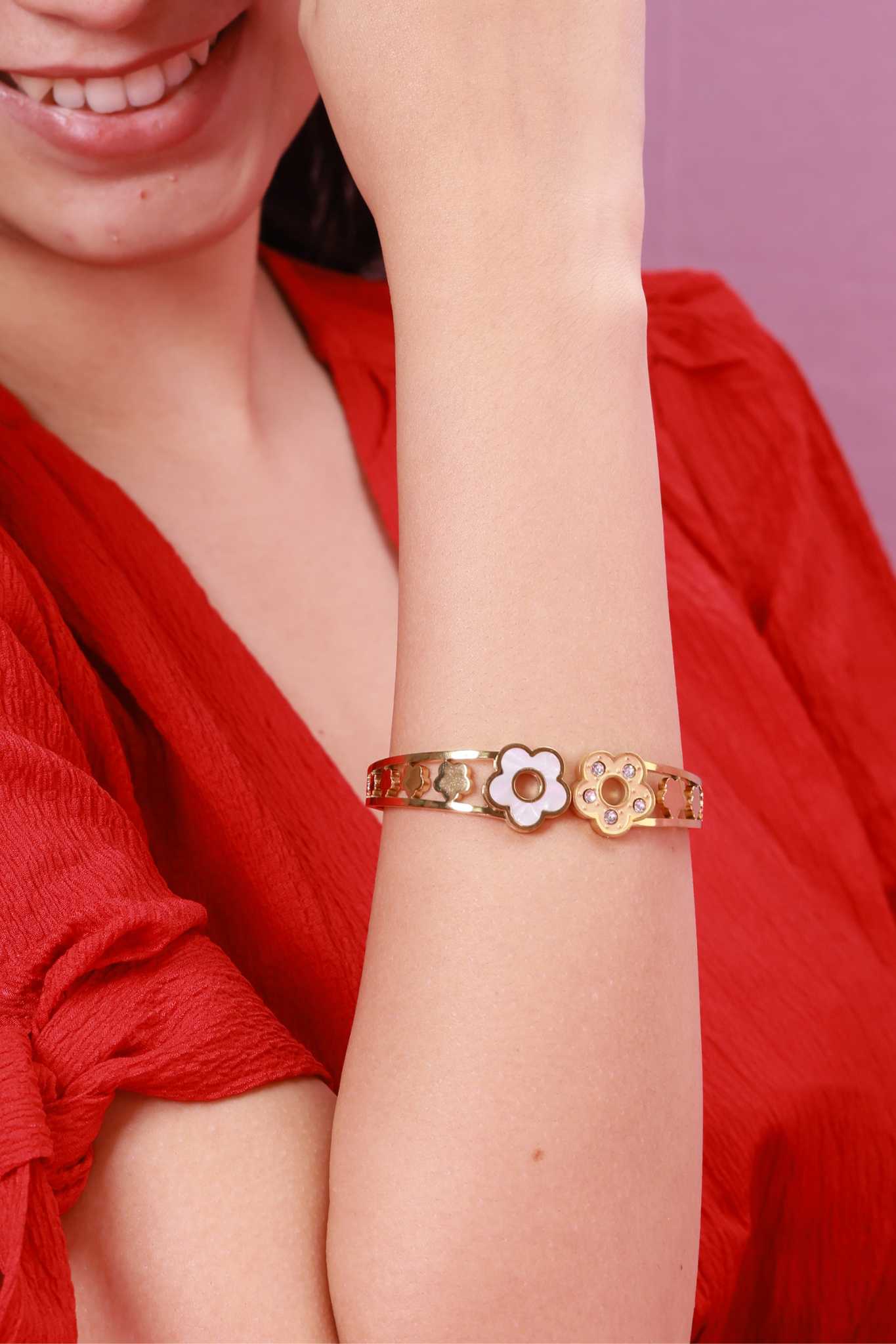 Radiant Flora Designer Kada