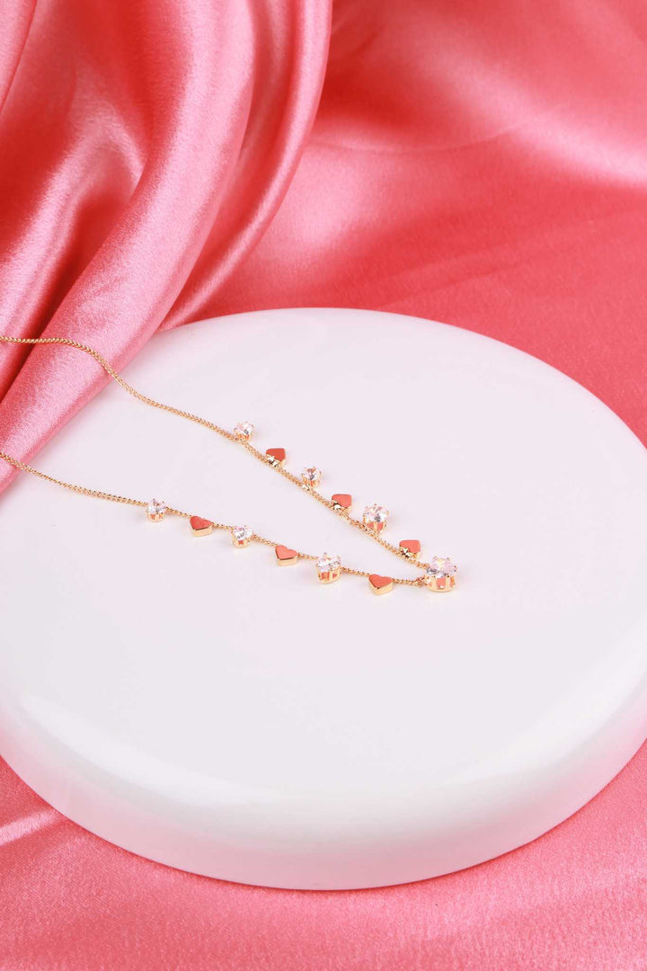 Amoura Heartstone Necklace