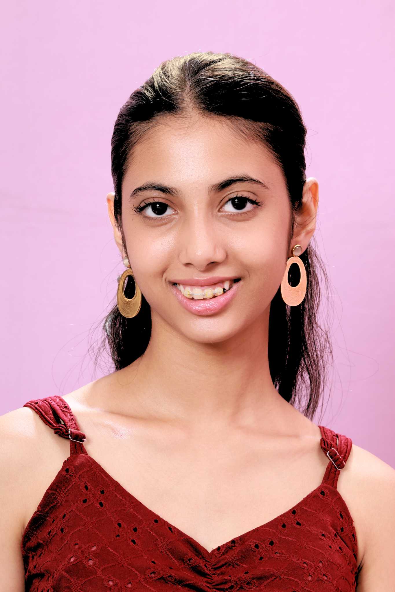 Golden Aura Drop Earrings