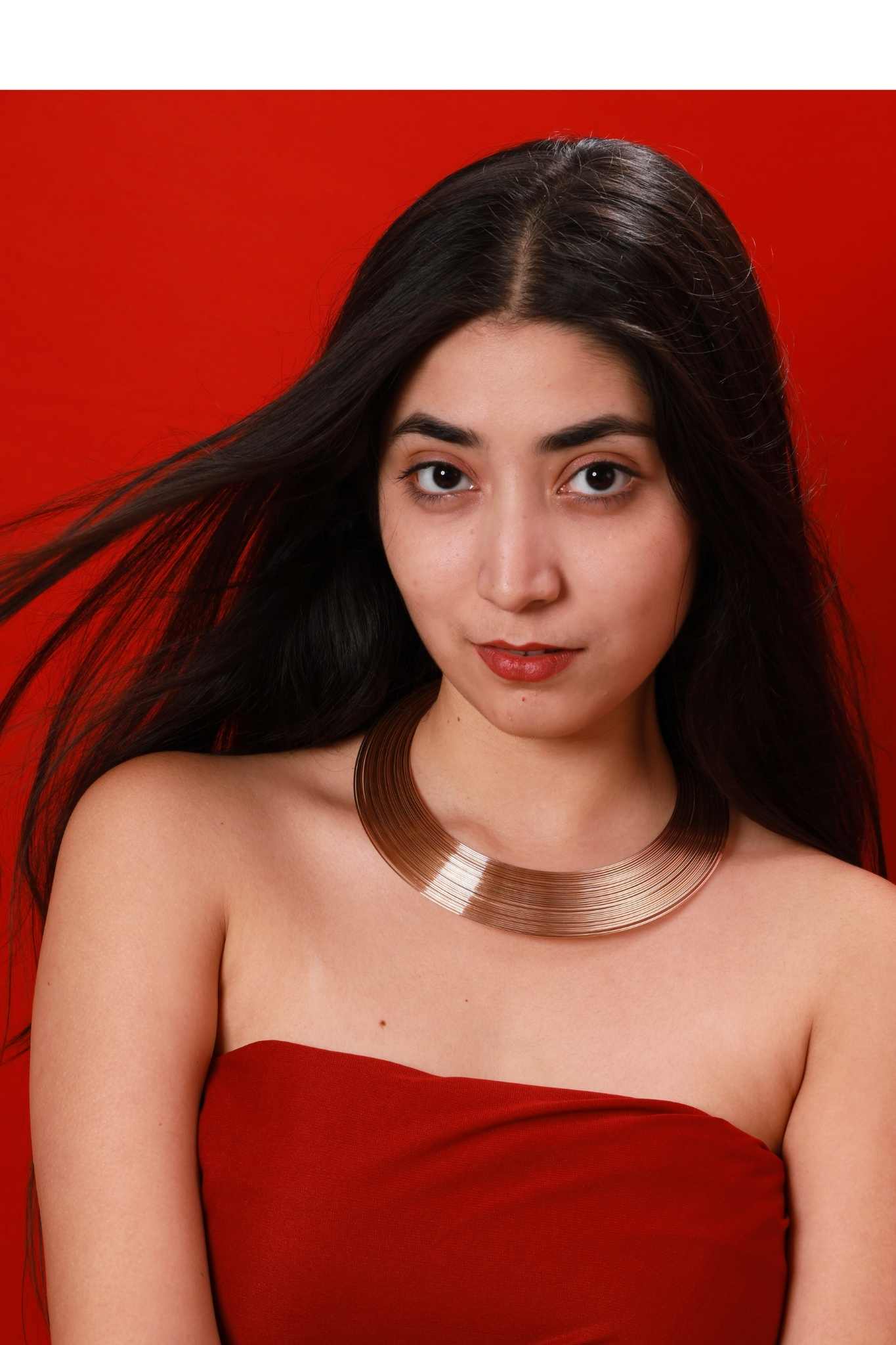 Golden Horizon Collar Necklace