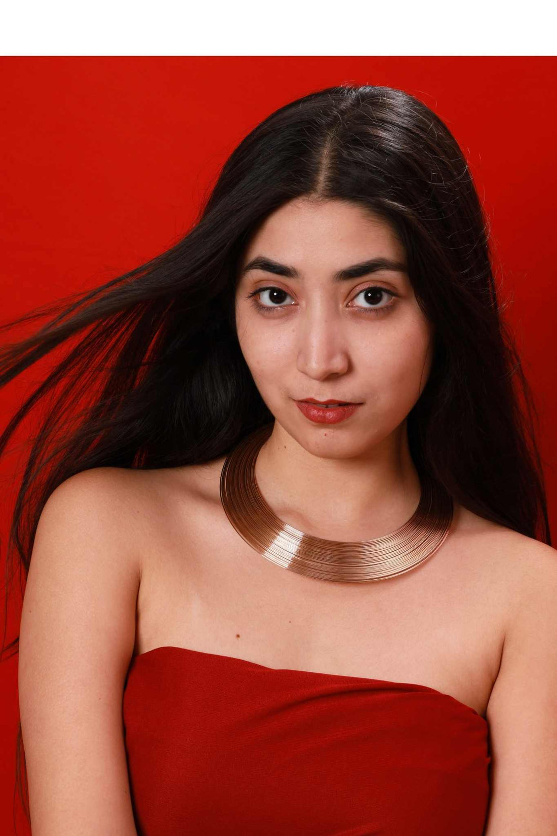 Golden Horizon Collar Necklace