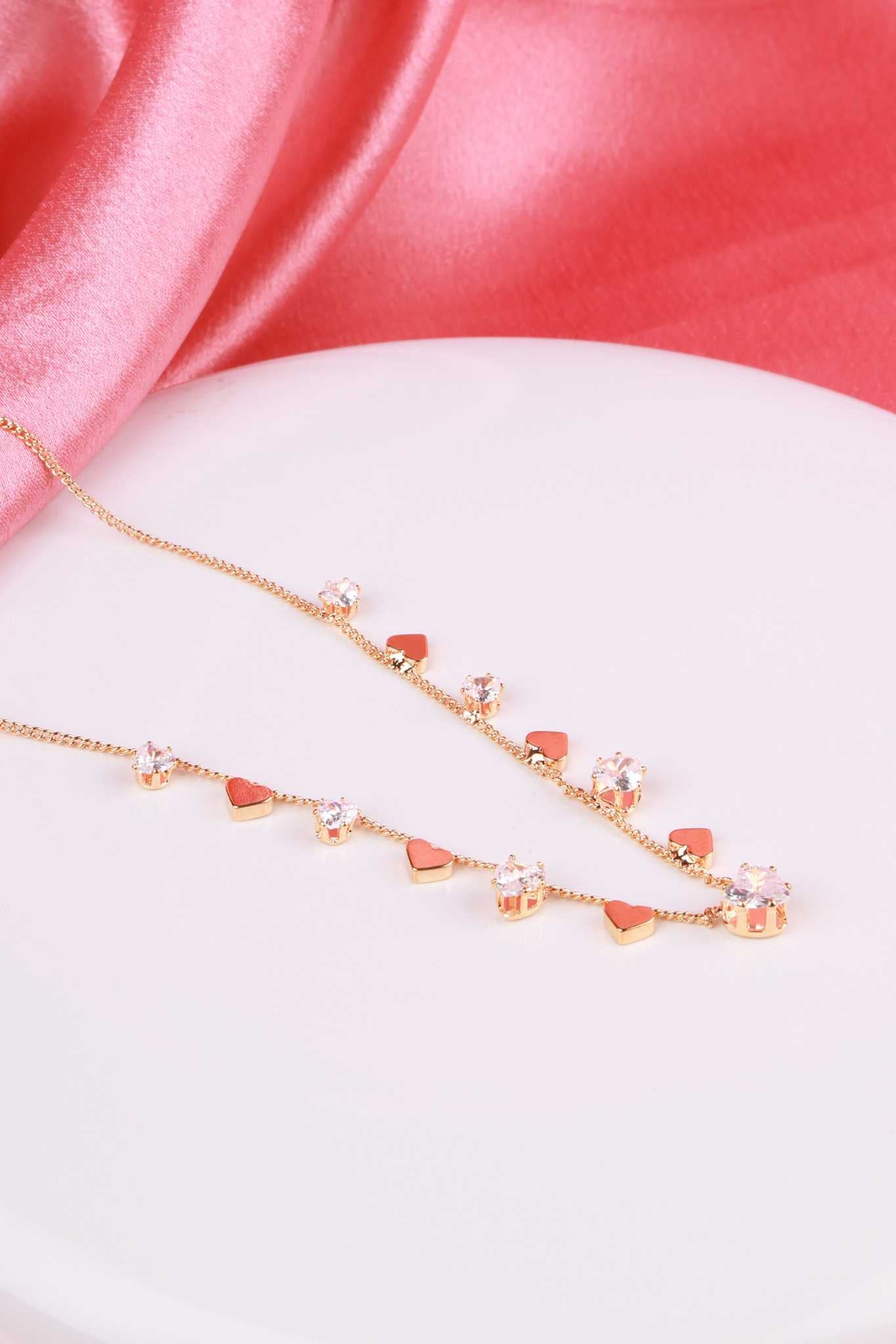 Amoura Heartstone Necklace