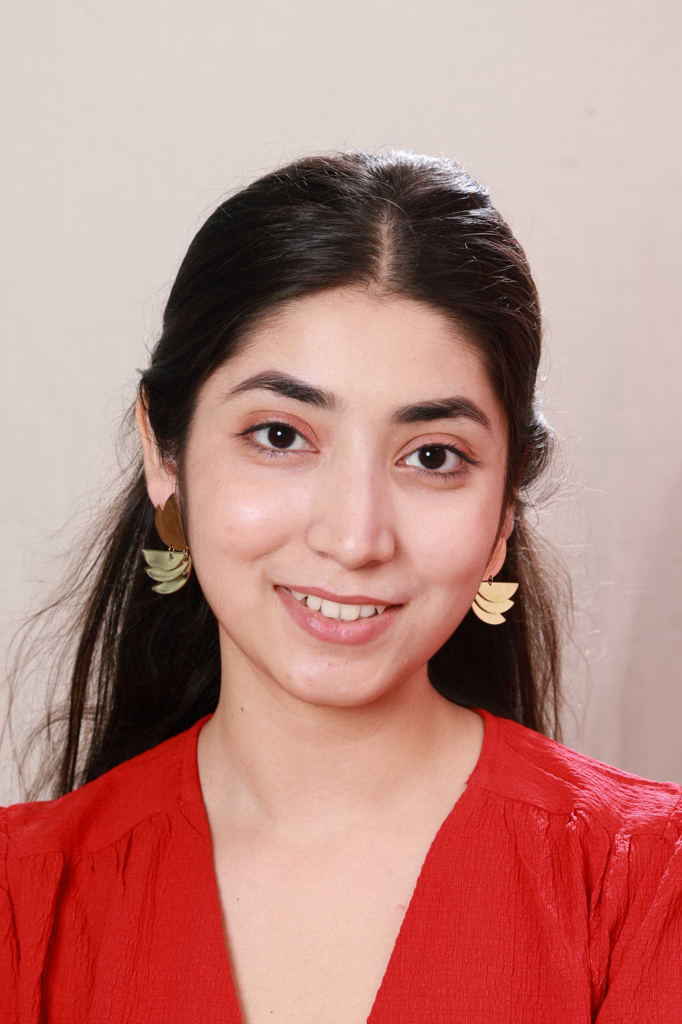 Golden Wing Statement Earrings