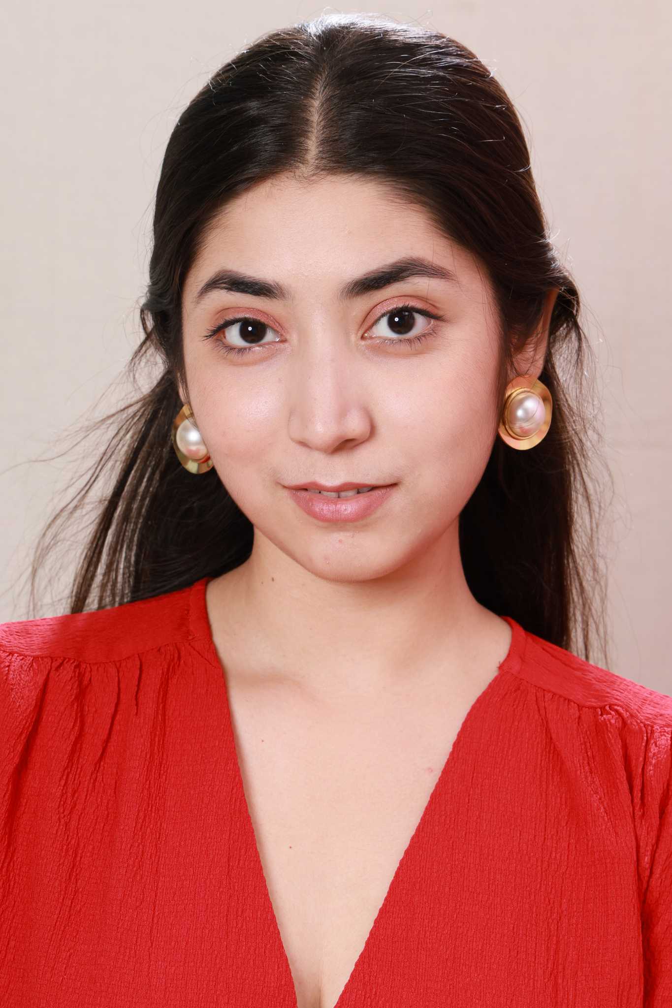 Pearl Aura Halo Stud Earrings