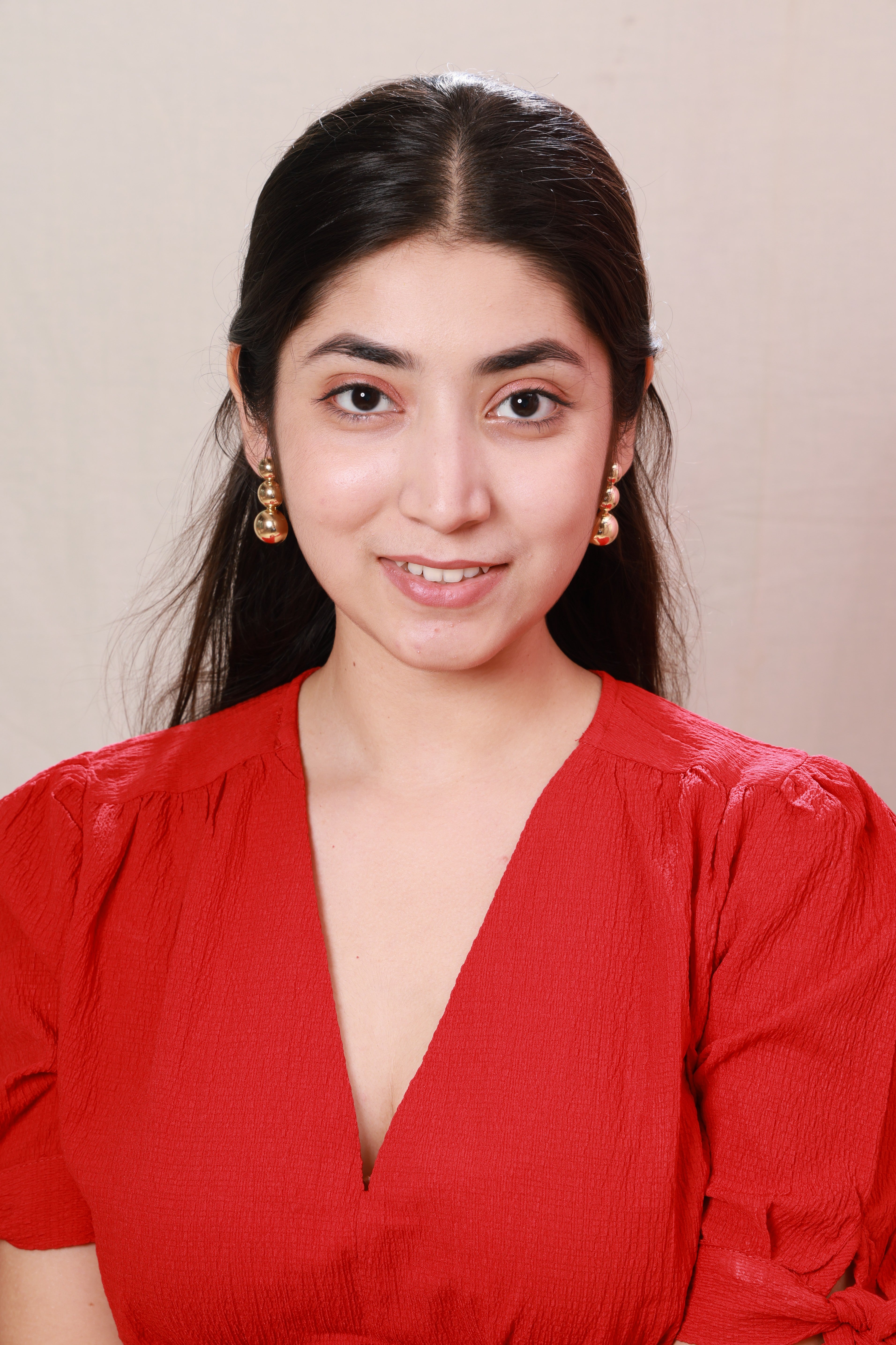 Nova Sphere Drop Earrings – Triple Gold