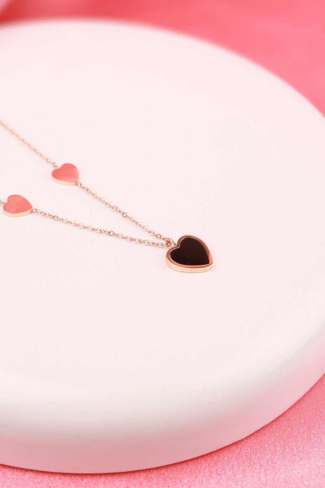 Eternal Hearts Dual-Tone Necklace